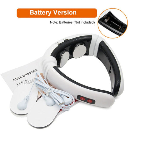 Electric Pulse Back and Neck Massager Far Infrared Heating Pain Relief Health Care Relaxation Tool Electric Pulse Back and Neck Massager Far Infrared Heating Pain Relief Health Care Relaxation Tool