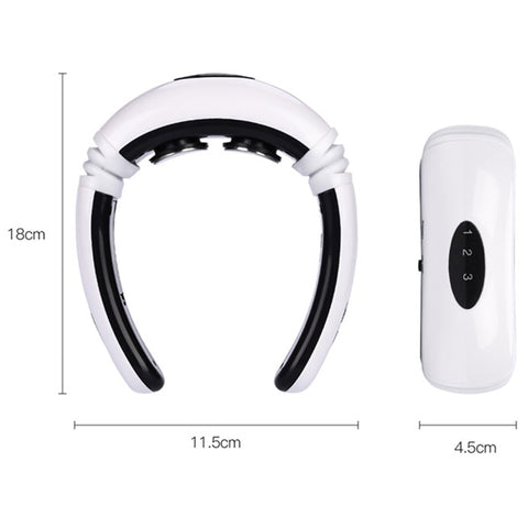 Electric Pulse Back and Neck Massager Far Infrared Heating Pain Relief Health Care Relaxation Tool Electric Pulse Back and Neck Massager Far Infrared Heating Pain Relief Health Care Relaxation Tool