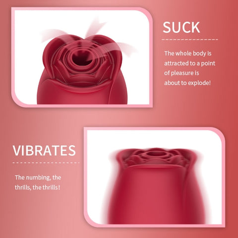 Flower Shape Sucking Vibration Toy Vibrator Sucker Flower Shape Sucking Vibration Toy Vibrator Sucker