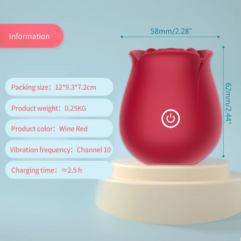 Flower Shape Sucking Vibration Toy Vibrator Sucker Flower Shape Sucking Vibration Toy Vibrator Sucker