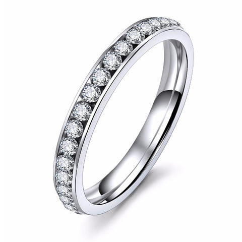 Fashion Crystal Heart Shaped Wedding Rings Fashion Crystal Heart Shaped Wedding Rings
