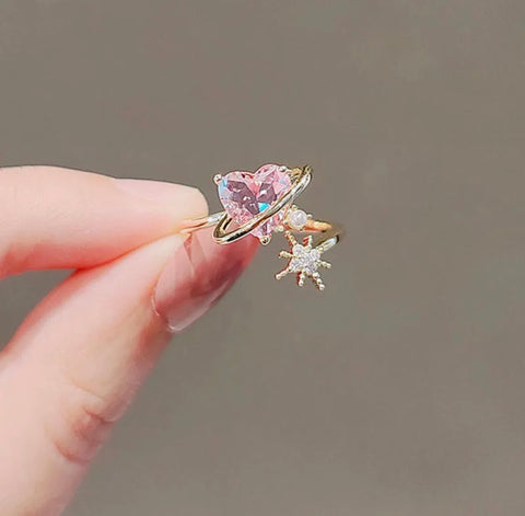 Exquisite Love Ring Versatile