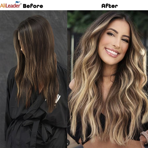 4Pcs/Set 20Inch Synthetic Hair Clip