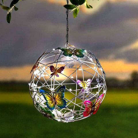 Outdoor Solar Garden Light Metal Home Decorative Nightlight