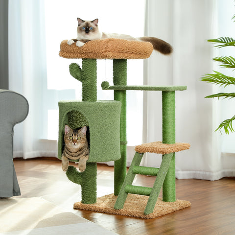 Sisal Cactus Cat Scratching Tree House