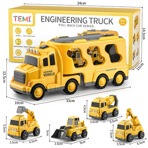 TEMI Diecast Carrier Truck Toys