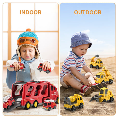 TEMI Diecast Carrier Truck Toys