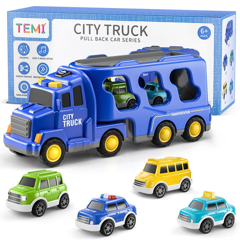 TEMI Diecast Carrier Truck Toys