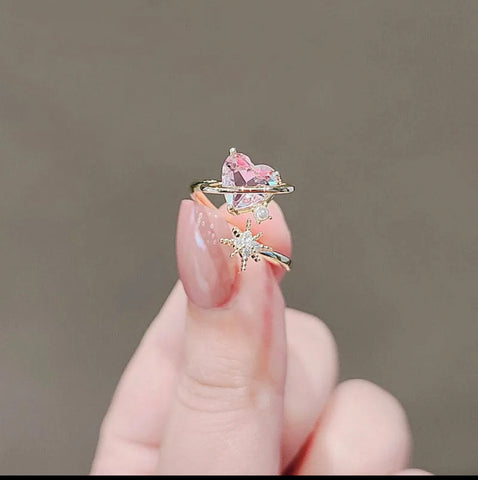 Exquisite Love Ring Versatile