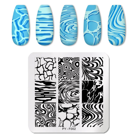 12*6cm Nail Art Templates Stamping Plate