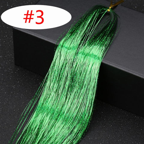 Rainbow Shiny Sparkle Hair Tinsel Kit