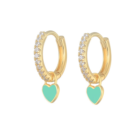 New Aide Silver Color Hoop Earrings