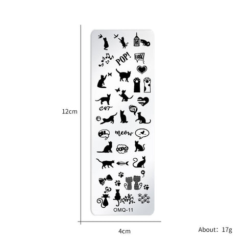New Nail Art Templates Stamping Plate