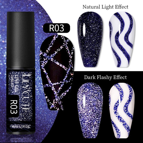 5ml Metallic Painting Liner Gel Polish