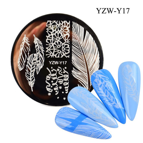 3 Sizes Flower Geometry Nail Stamping Plates