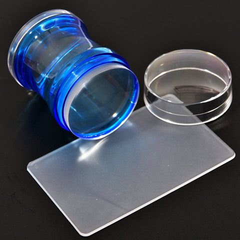 4cm(1 Set) Round Jelly Transfer Painting Stamper