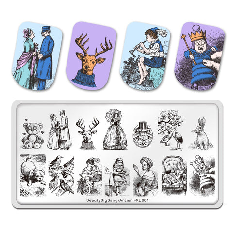 New Beauty Big Bang Animal Image Nail Art