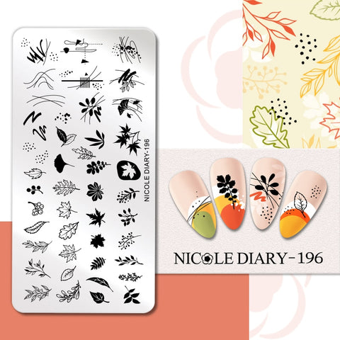 Girl Love Heart Printing Stencil Manicuring Art