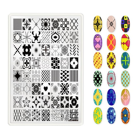 9.5X14.5cm Big Size Nail Stamping Plates