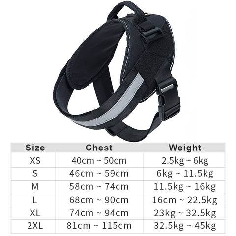 Nylon Heavy Duty Dog Harness Vest