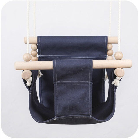 Baby Swing Hanging Wood Chair