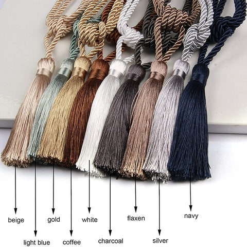 1Pc Handmade Tassel Curtain Tieback