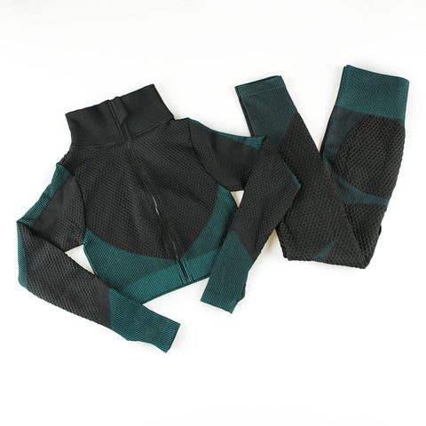 Women Seamless Sports Gym Suits