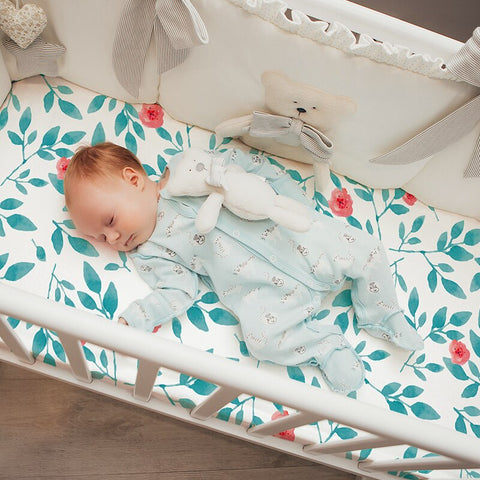 2Pcs Baby Fitted Crib Sheets