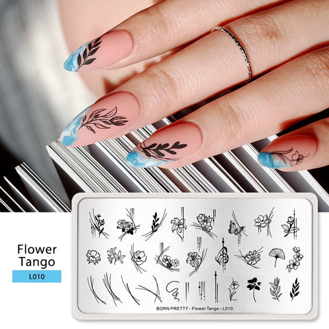 New 12*6cm Nail Art Templates