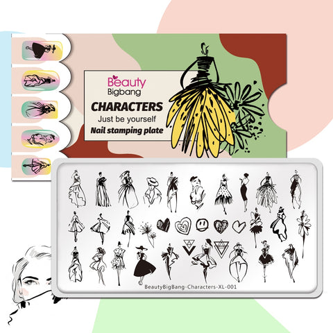 New Beauty Big Bang Animal Image Nail Art