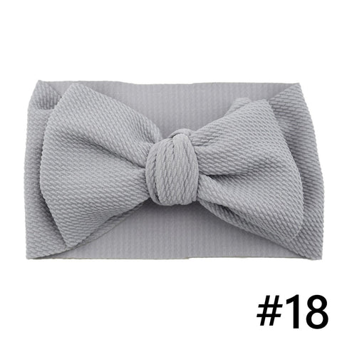 Baby Girls Big Bow Tie Hair Band