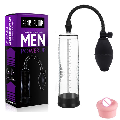 Pump Enlargement Vacuum Dick Extender Men Sex Toy I