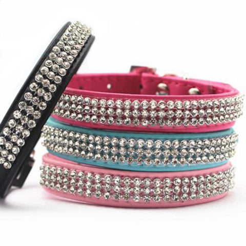 Rhinestone Dog Collars