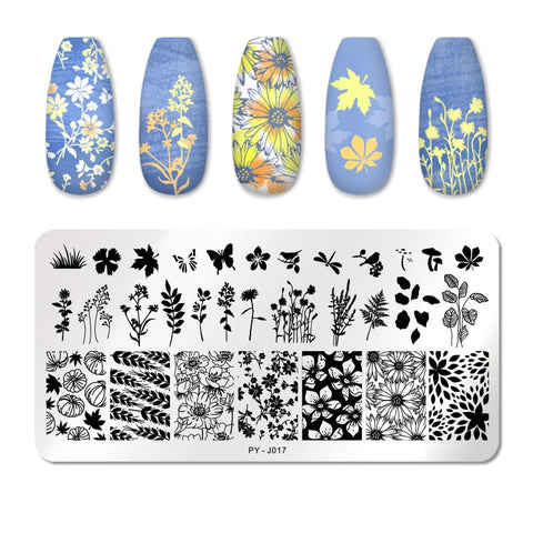 12*6cm Nail Art Templates Stamping Plate