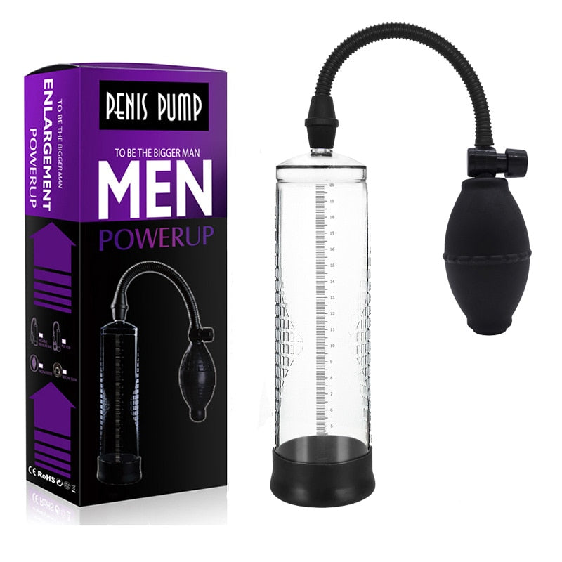 Pump Enlargement Vacuum Dick Extender Men Sex Toy I