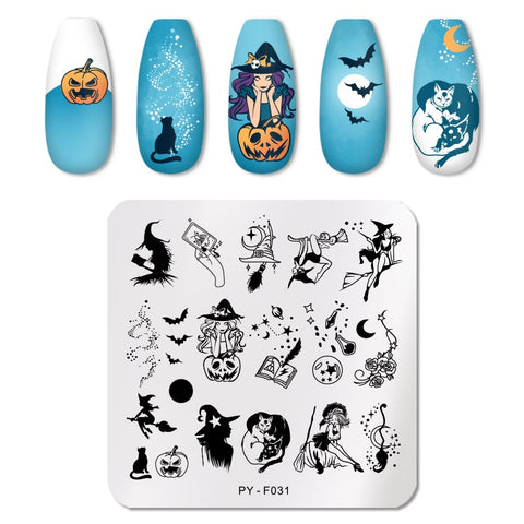 New Halloween Nail Stamping Plates