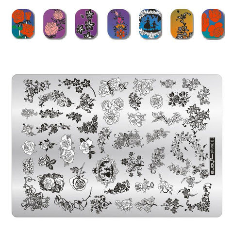 9.5X14.5cm Big Size Nail Stamping Plates