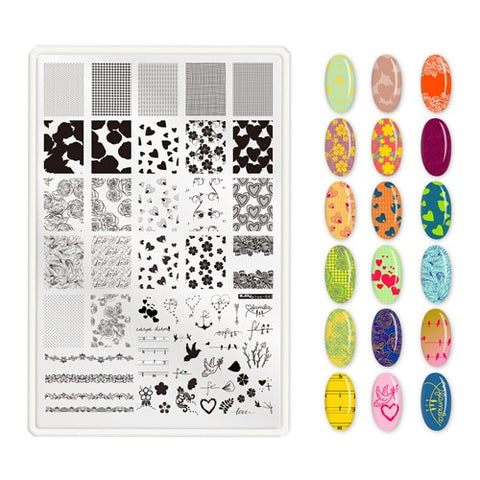 9.5X14.5cm Big Size Nail Stamping Plates