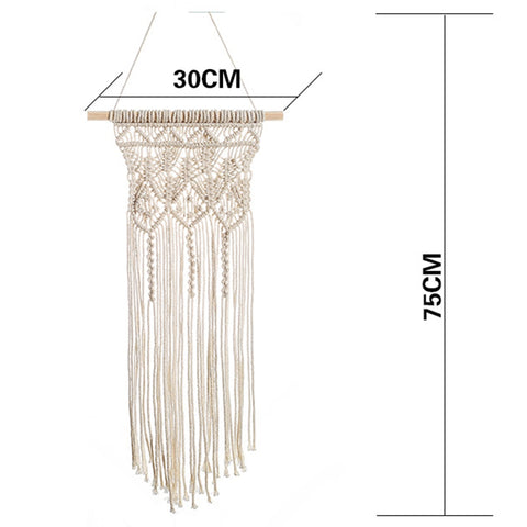 Nordic Star Moon Macrame