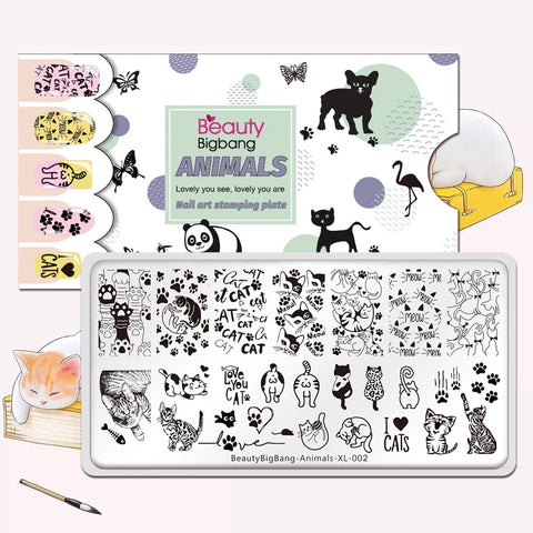 New Beauty Big Bang Animal Image Nail Art