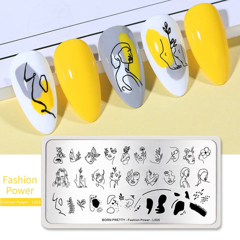 New 12*6cm Nail Art Templates