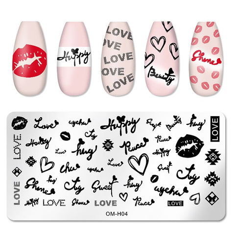 New Nail Art Templates Stamping Plate
