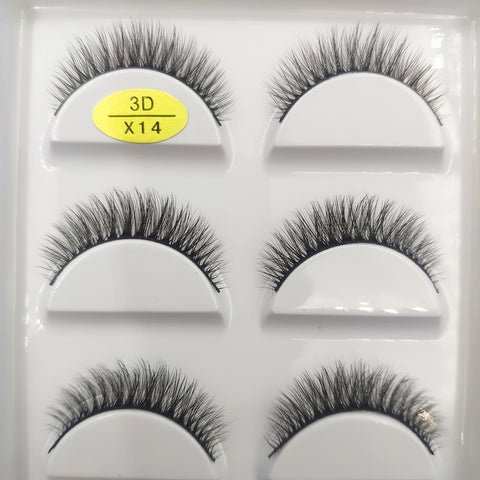 New Natural 3D Mink False Eyelashes