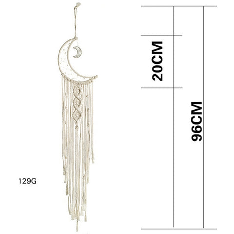 Nordic Star Moon Macrame