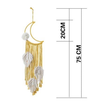 Nordic Star Moon Macrame