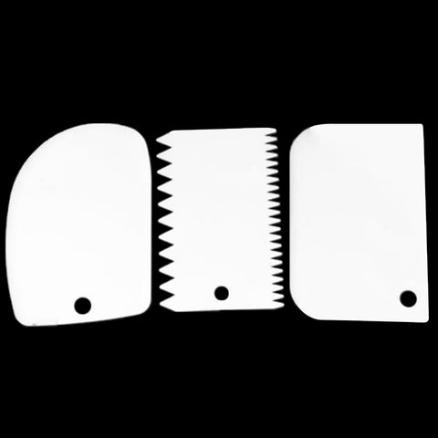 3Pcs Kitchen  Straight Arc Tooth Shape