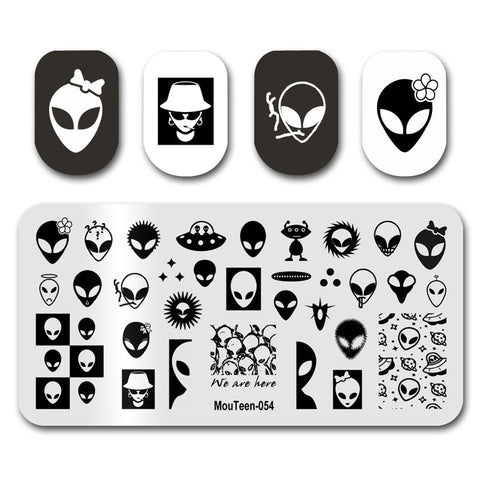 New Nail Plates Stamp King Manicure Set