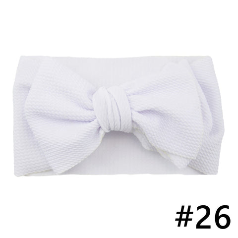 Baby Girls Big Bow Tie Hair Band
