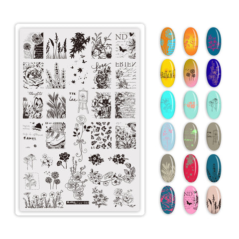 9.5X14.5cm Big Size Nail Stamping Plates