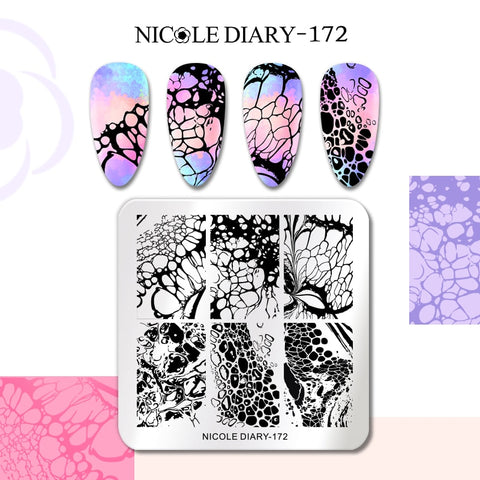 New Flower Leaves Nail Stamping Plates